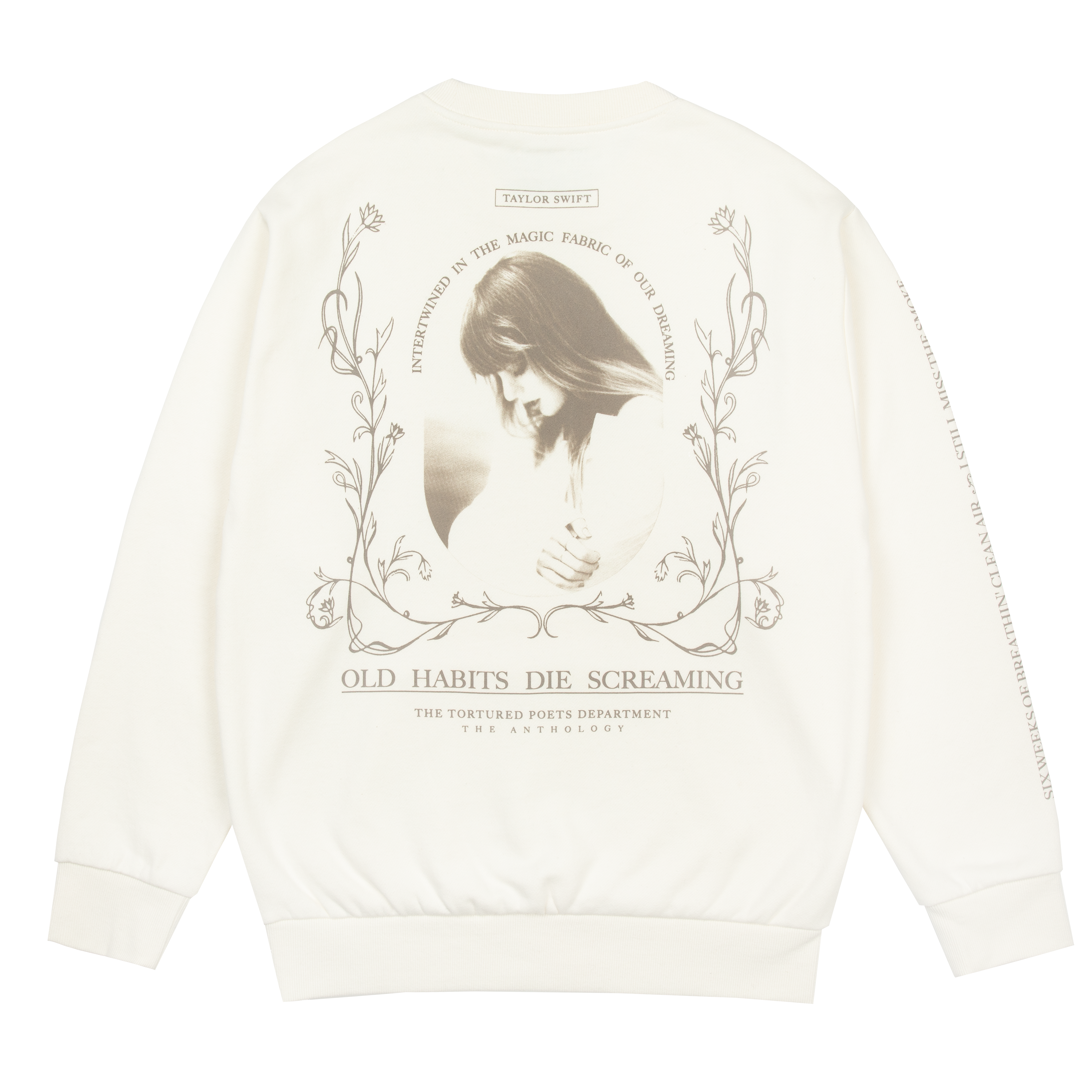 Taylor Swift - Old Habits Die Screaming Kanga Pocket Crewneck