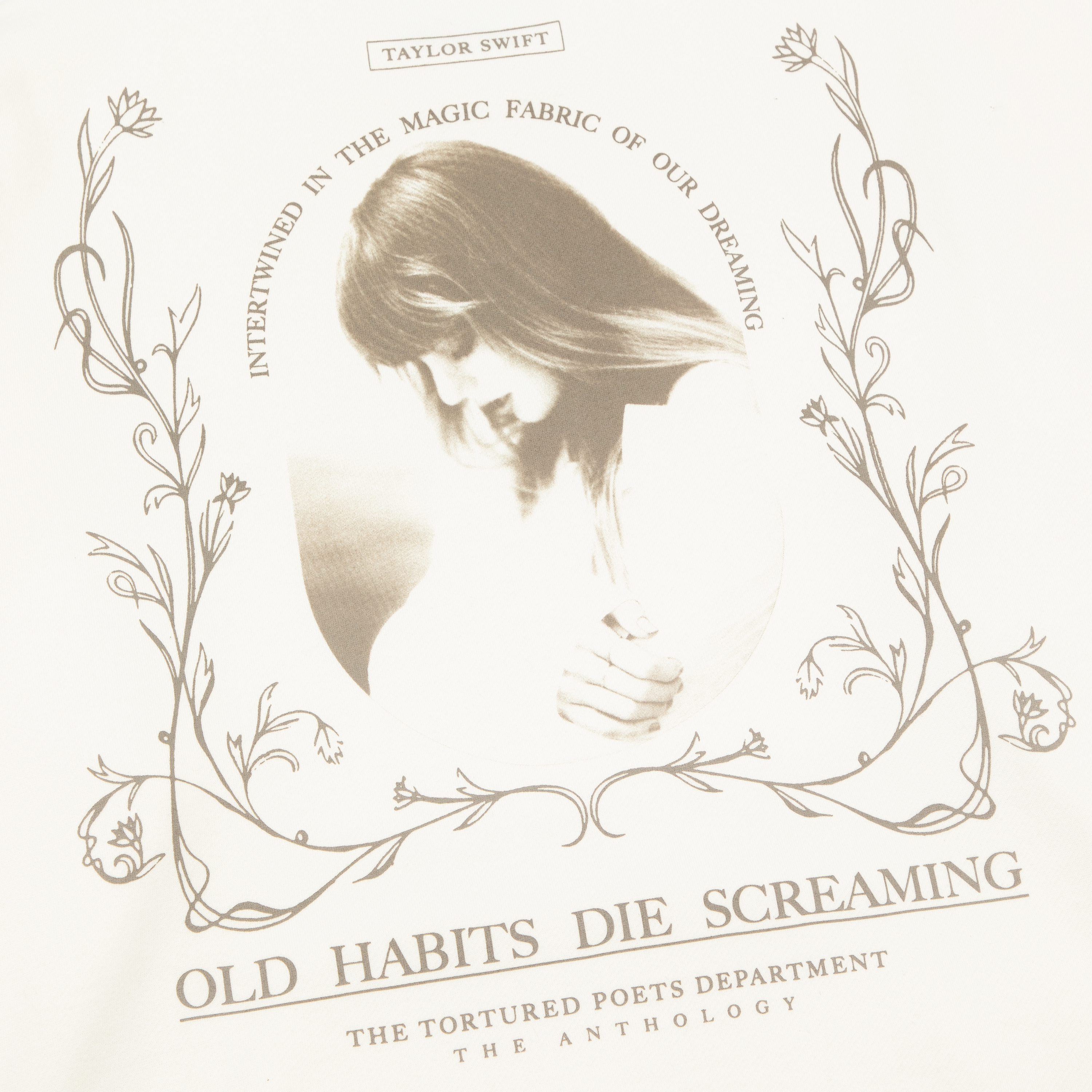 Taylor Swift - Old Habits Die Screaming Kanga Pocket Crewneck