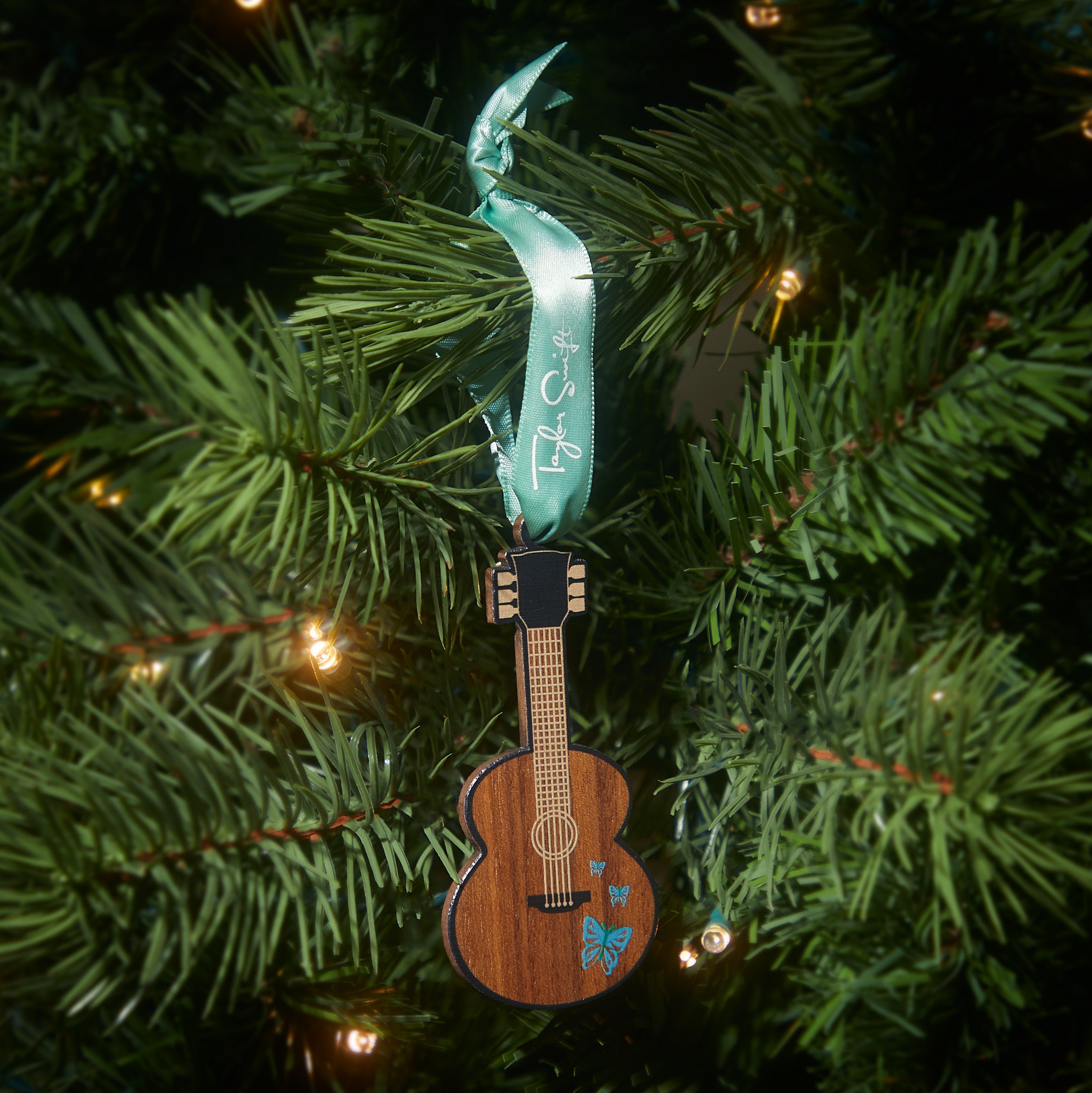 Taylor Swift - Self-Titled Butterfly Guitar Ornament