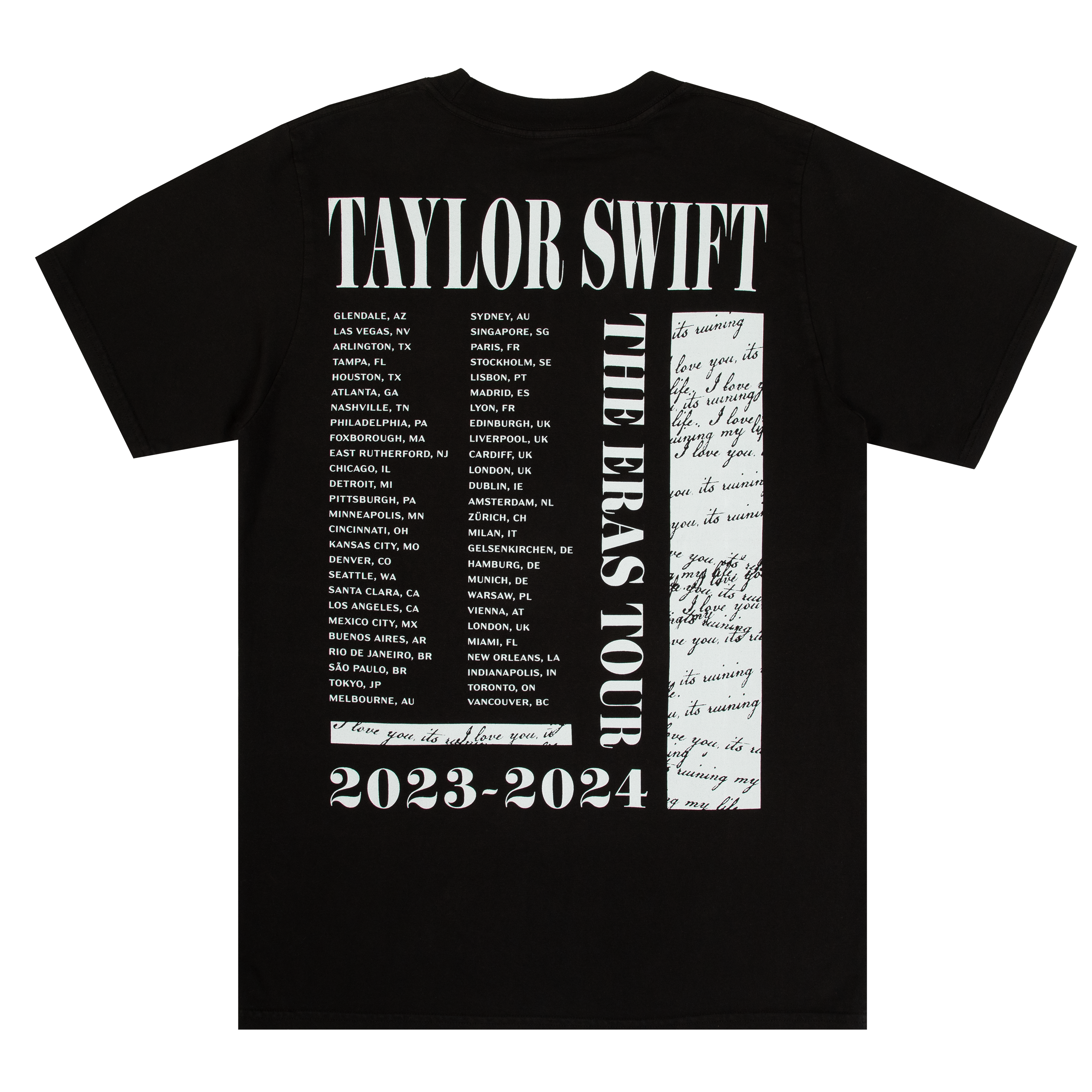 Taylor Swift - Taylor Swift | The Eras Tour TTPD Live Photo Oversized T-Shirt