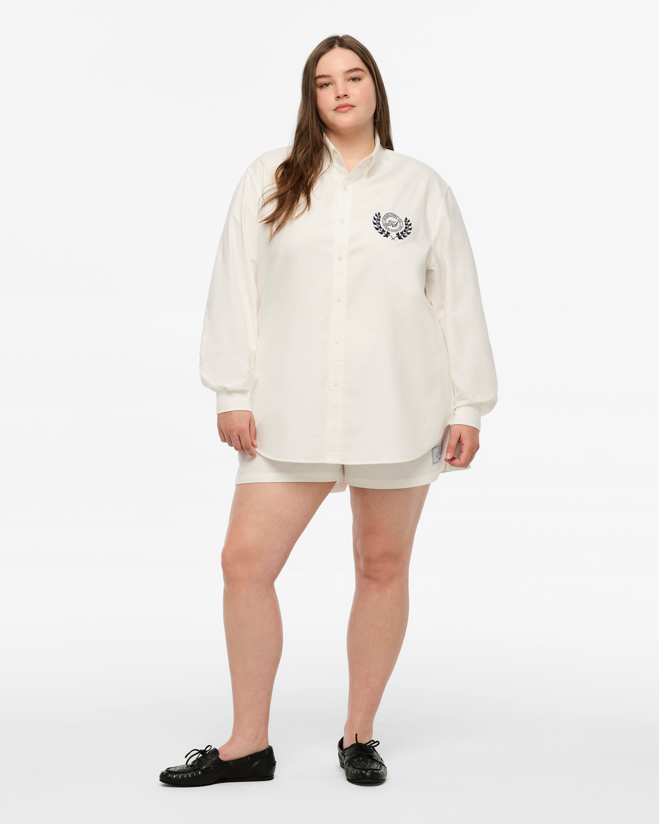 Taylor Swift - TS Crest White Oxford Shirt