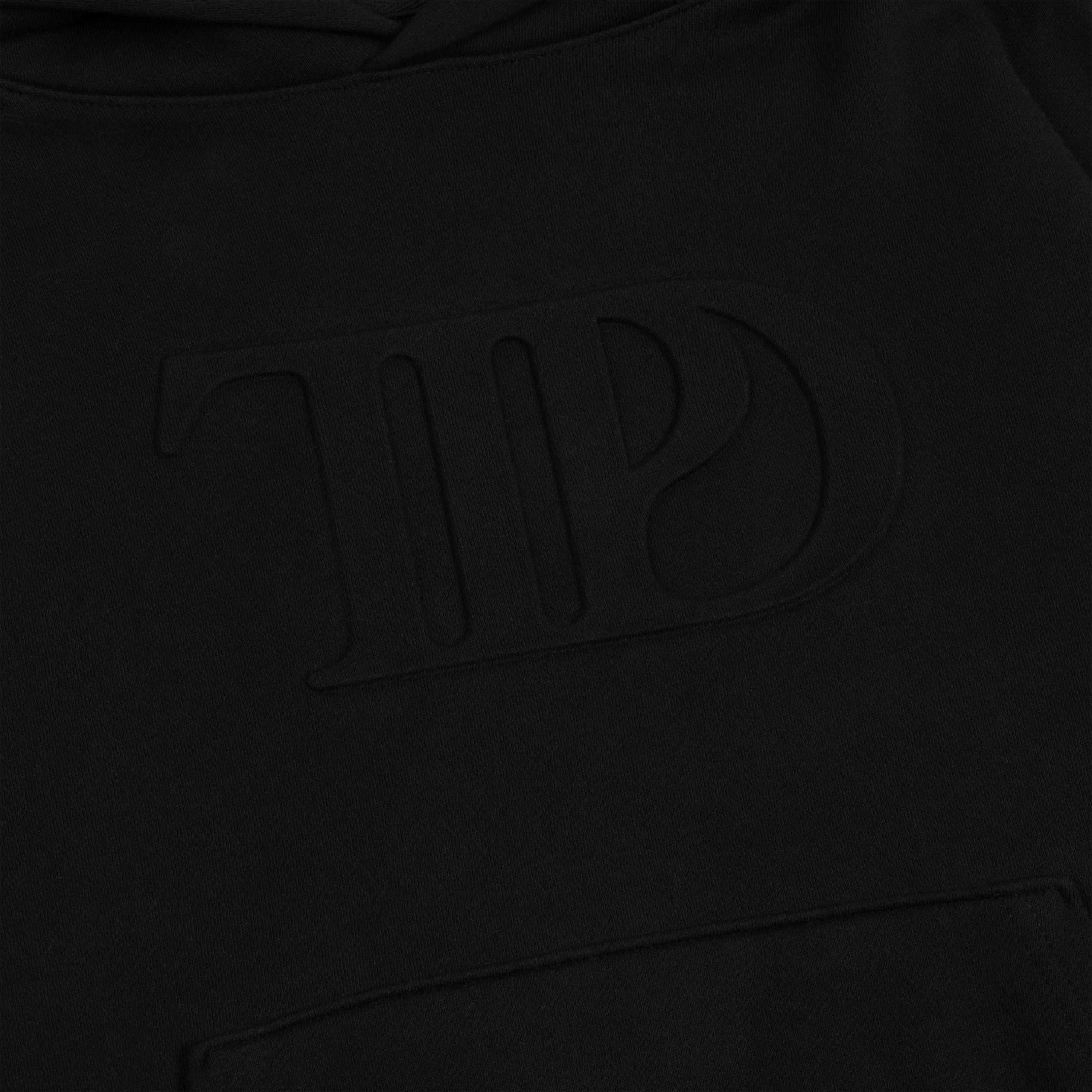 Taylor Swift - TTPD Spotify Fans First Black Embossed Hoodie