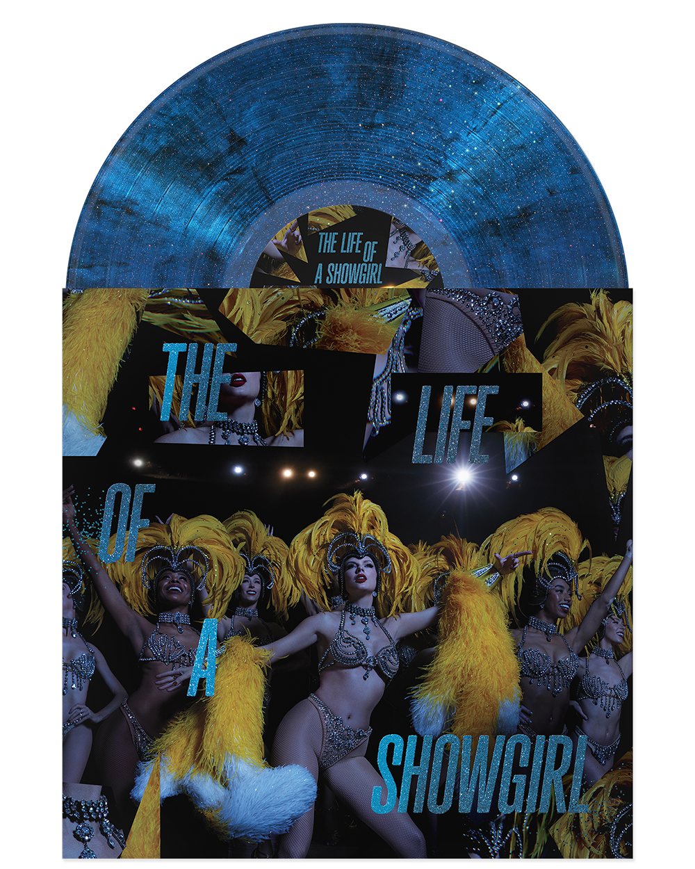 Taylor Swift - The Life of a Showgirl: Baby, That's Show Business Edition (Lakeside Beach Blue Sparkle Vinyl)