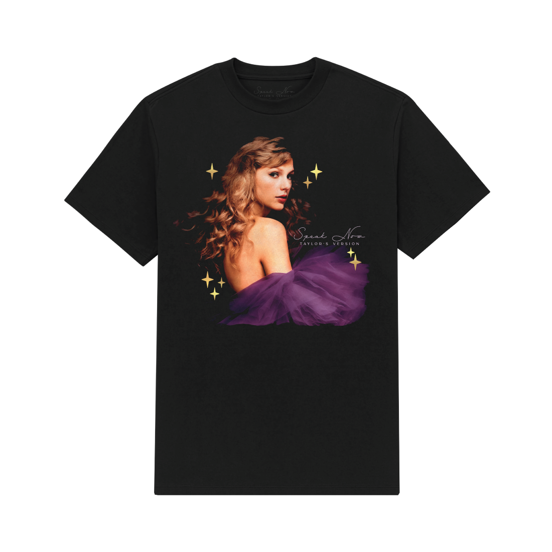 Speak Now (Taylor's Version) Black T-Shirt - Taylor Swift UK Store