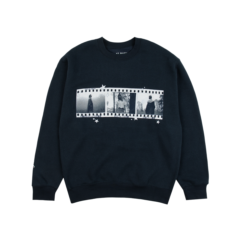 Taylor Swift - folklore Album Film Strip Crewneck Pullover