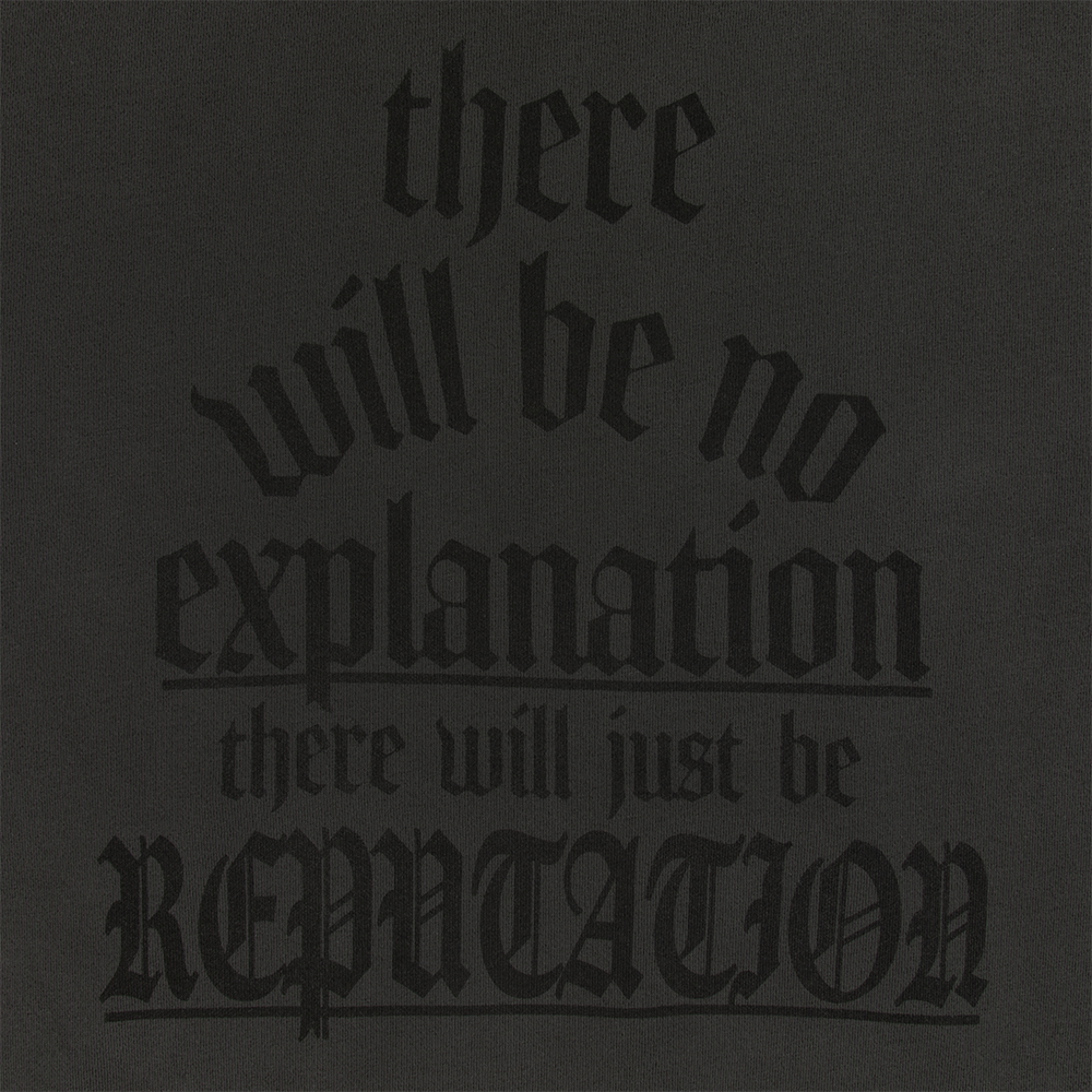 Taylor Swift - There Will Be No Explanation There Will Just Be Reputation Oversized Hoodie