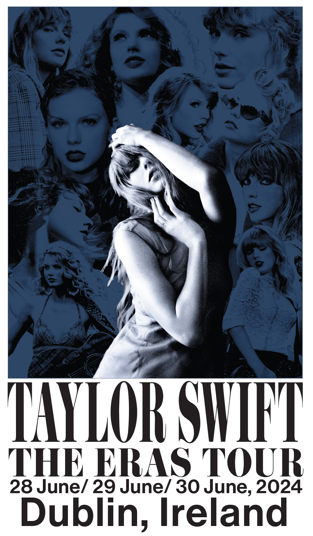 Taylor Swift - Taylor Swift The Eras Tour Dublin, Ireland Poster