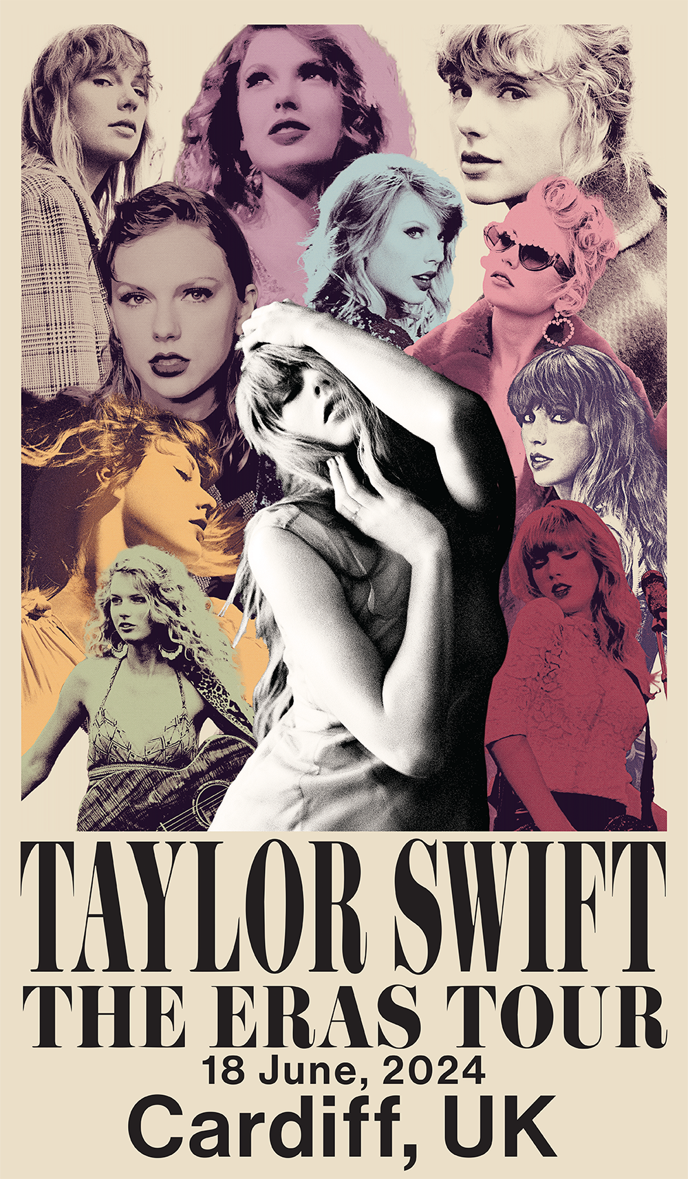 Taylor Swift The Eras Tour Cardiff, UK Poster - Taylor Swift UK Store