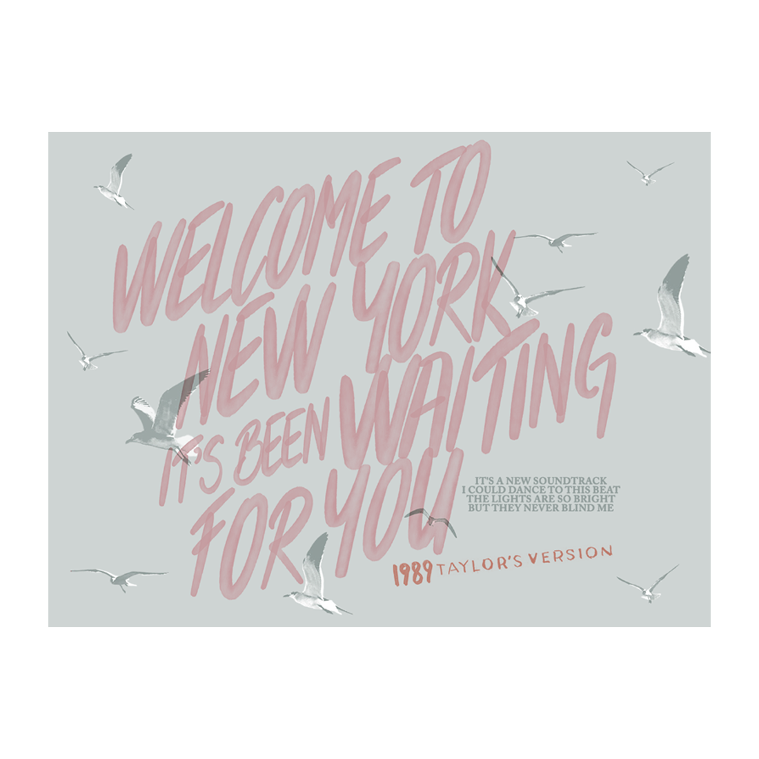 Taylor Swift - Welcome To New York Poster