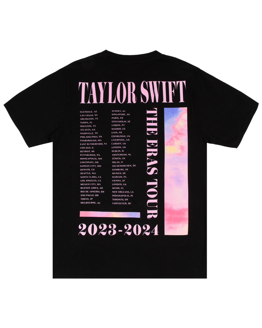 Taylor Swift THE ERAS TOUR 公式Tシャツ Lサイズ 黒