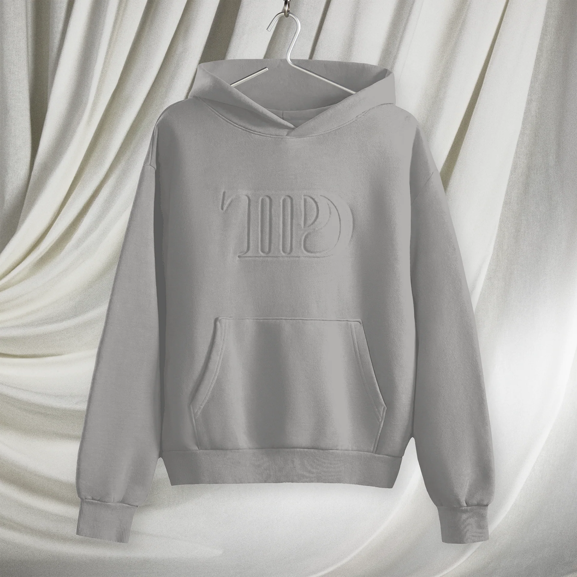 Taylor Swift - TTPD Gray Embossed Hoodie