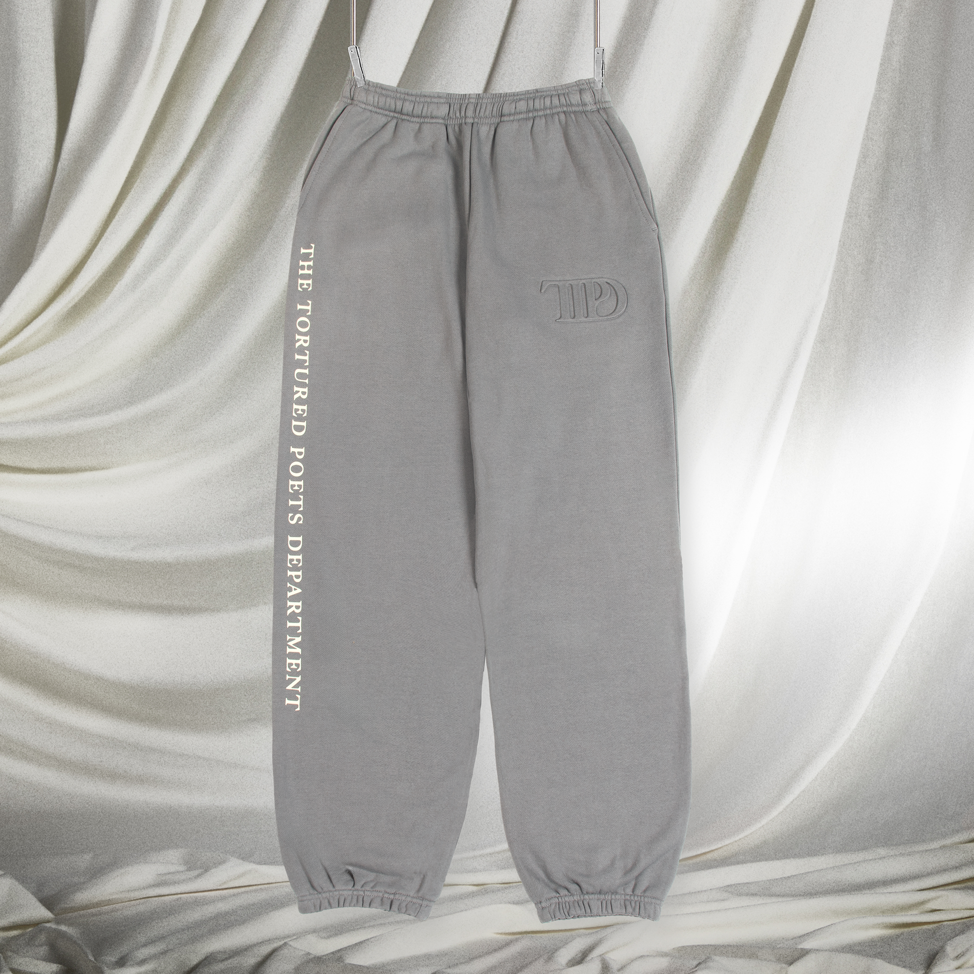 Taylor Swift - TTPD Gray Embossed Sweatpants