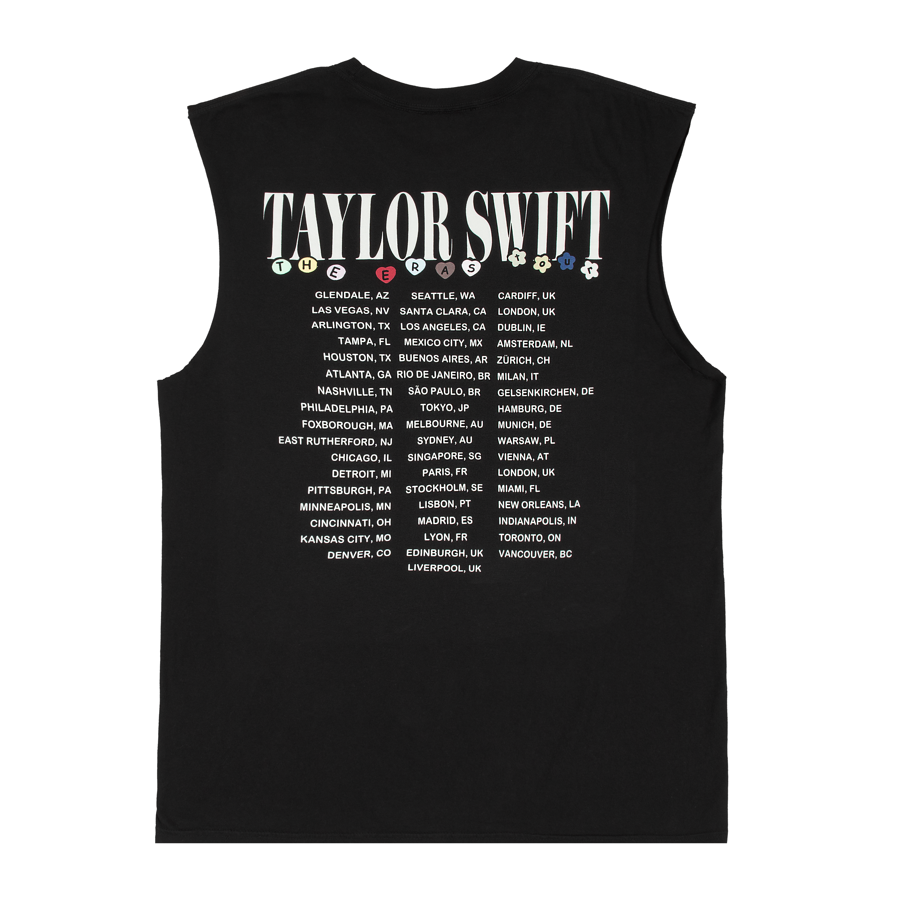 Taylor Swift - Taylor Swift | The Eras Tour Heart Hands Oversized Muscle Tank