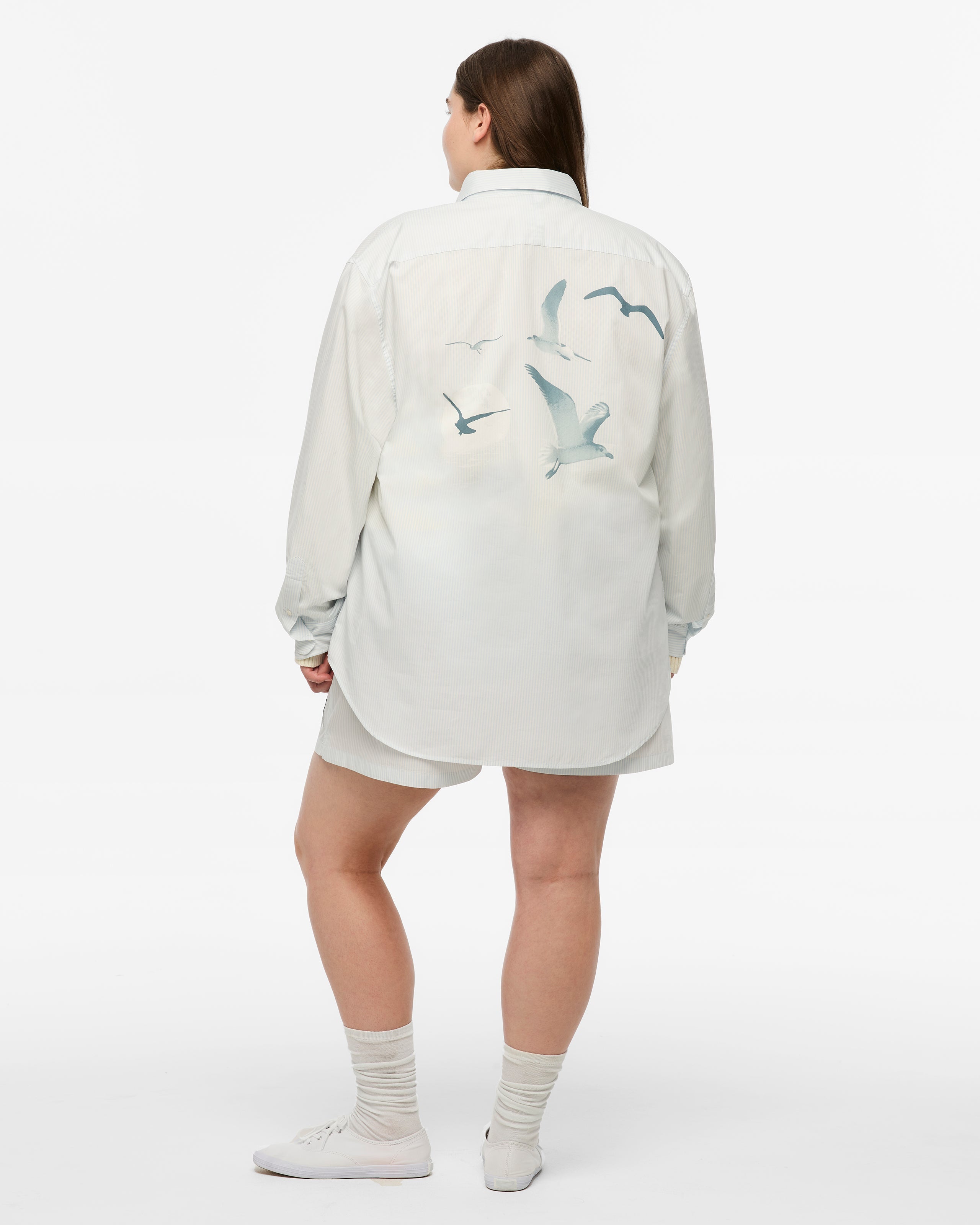 Taylor Swift - 1989 (Taylor’s Version) Seagull Blue Stripe Poplin Shirt