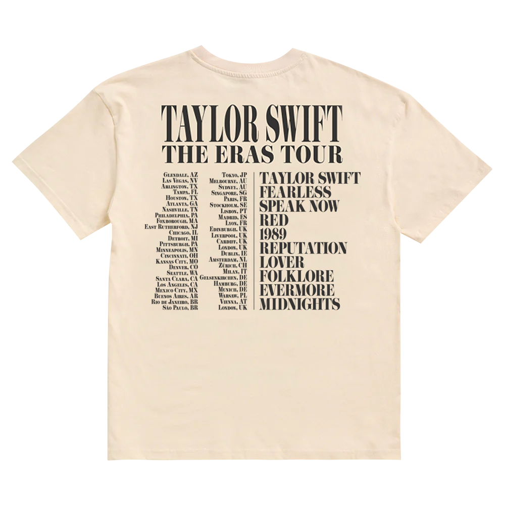 Taylor Swift - Taylor Swift The Eras Tour Beige T-Shirt