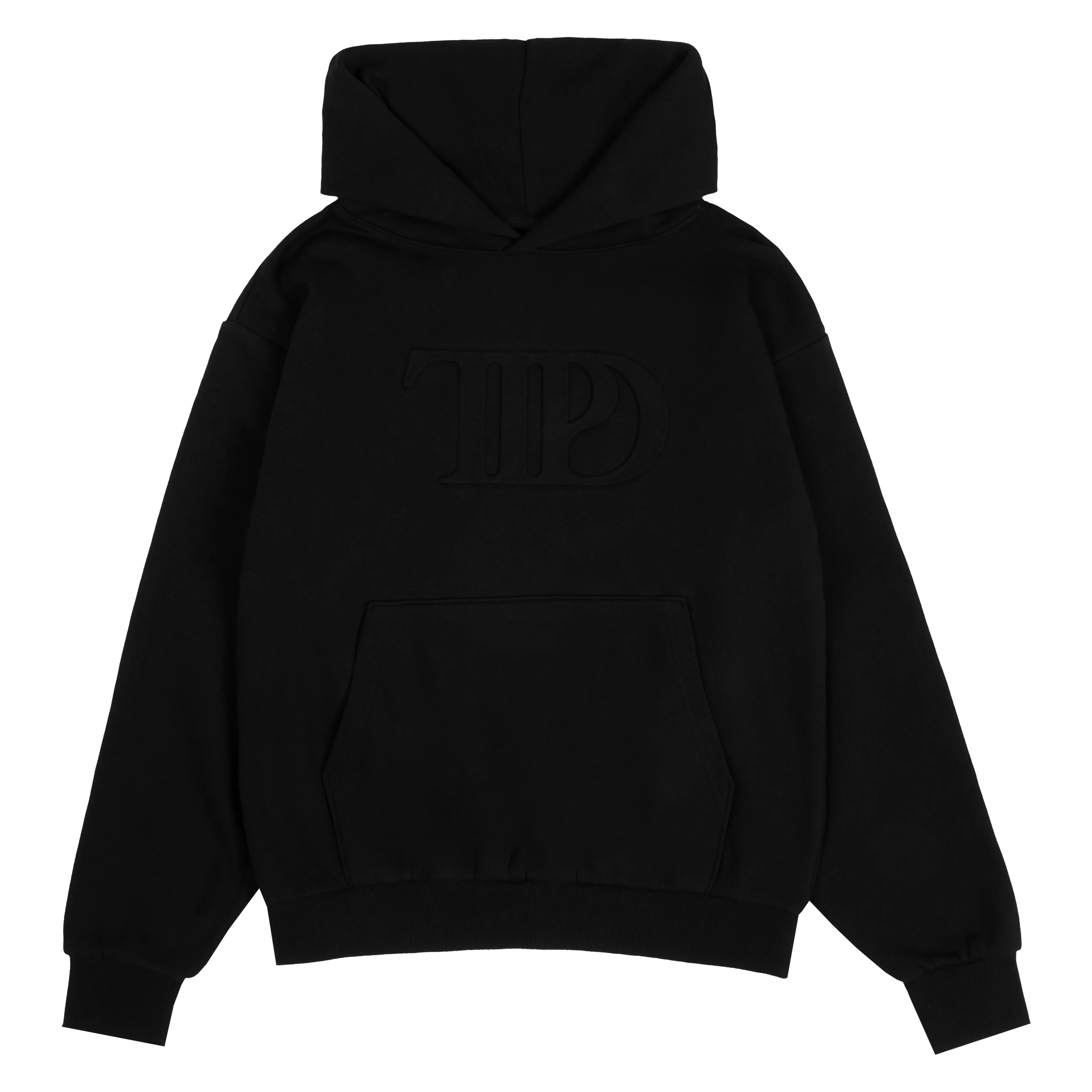 Taylor Swift - TTPD Black Embossed Hoodie