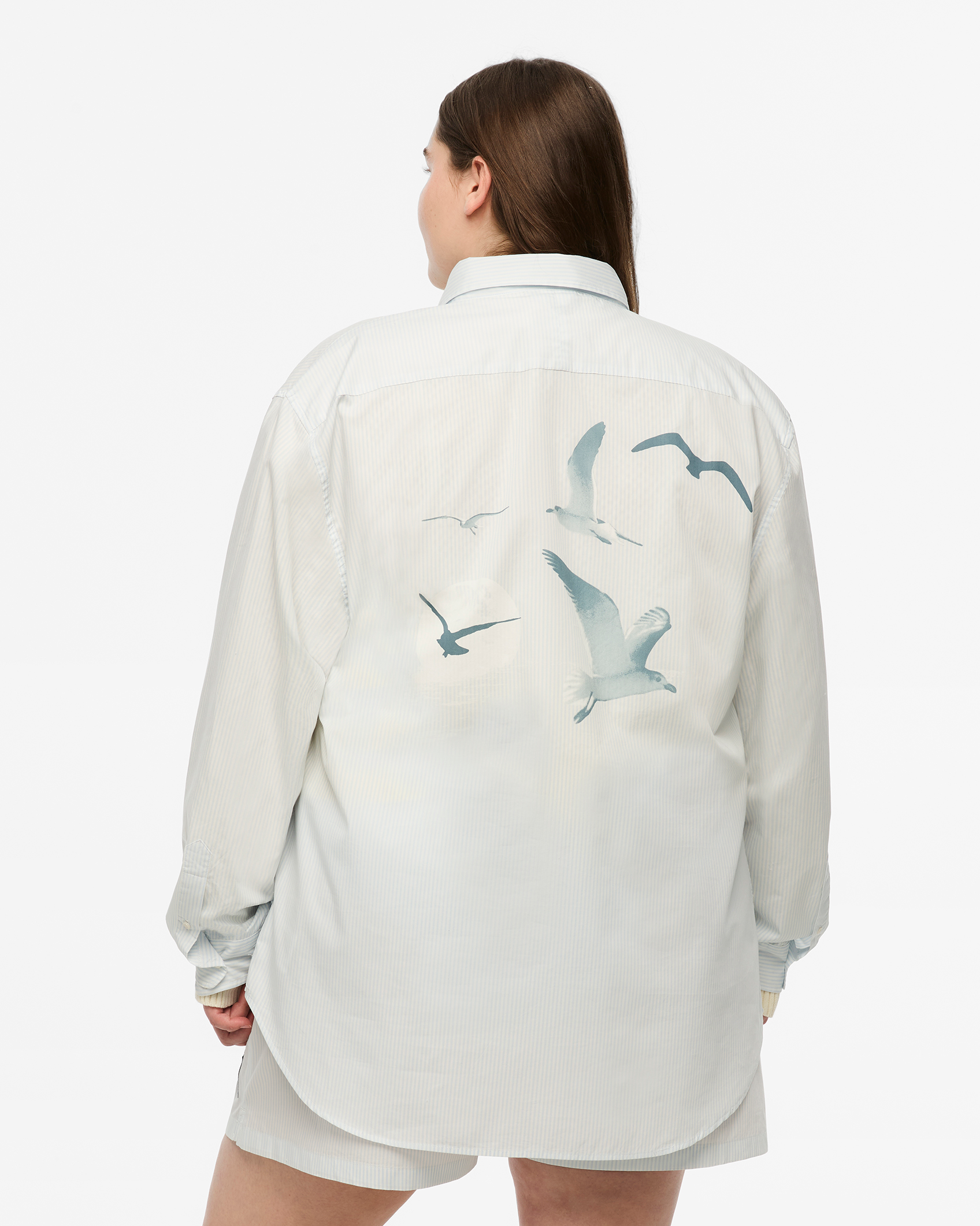 Taylor Swift - 1989 (Taylor’s Version) Seagull Blue Stripe Poplin Shirt