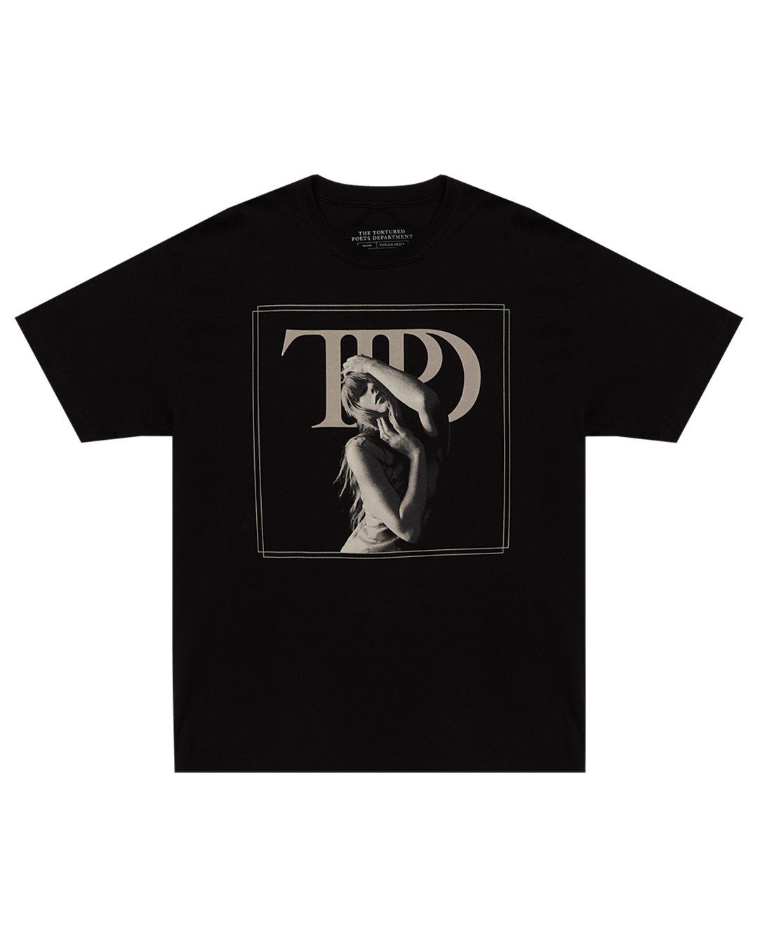 Taylor Swift - The Tortured Poets Department Black Photo T-Shirt