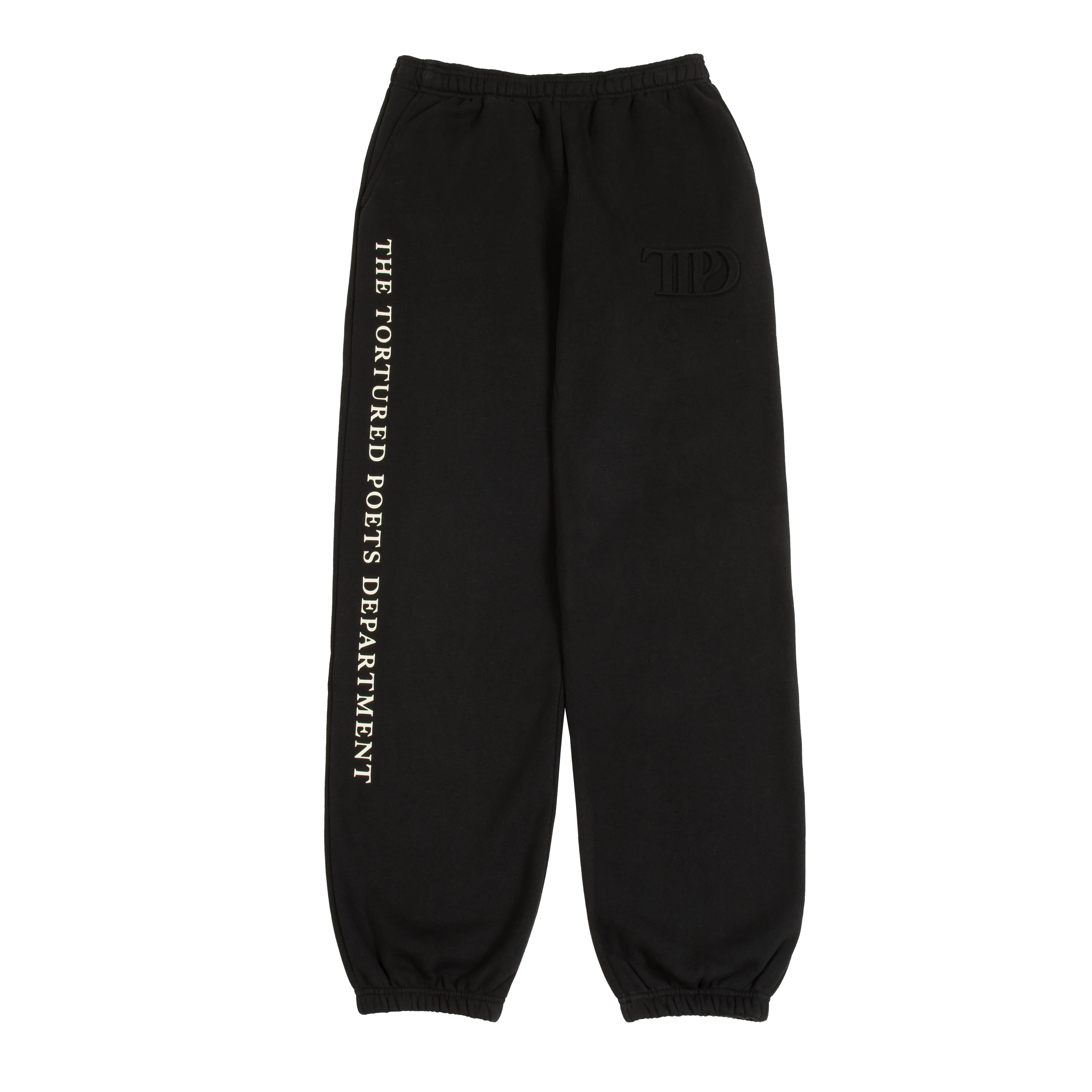 Taylor Swift - TTPD Black Embossed Sweatpants