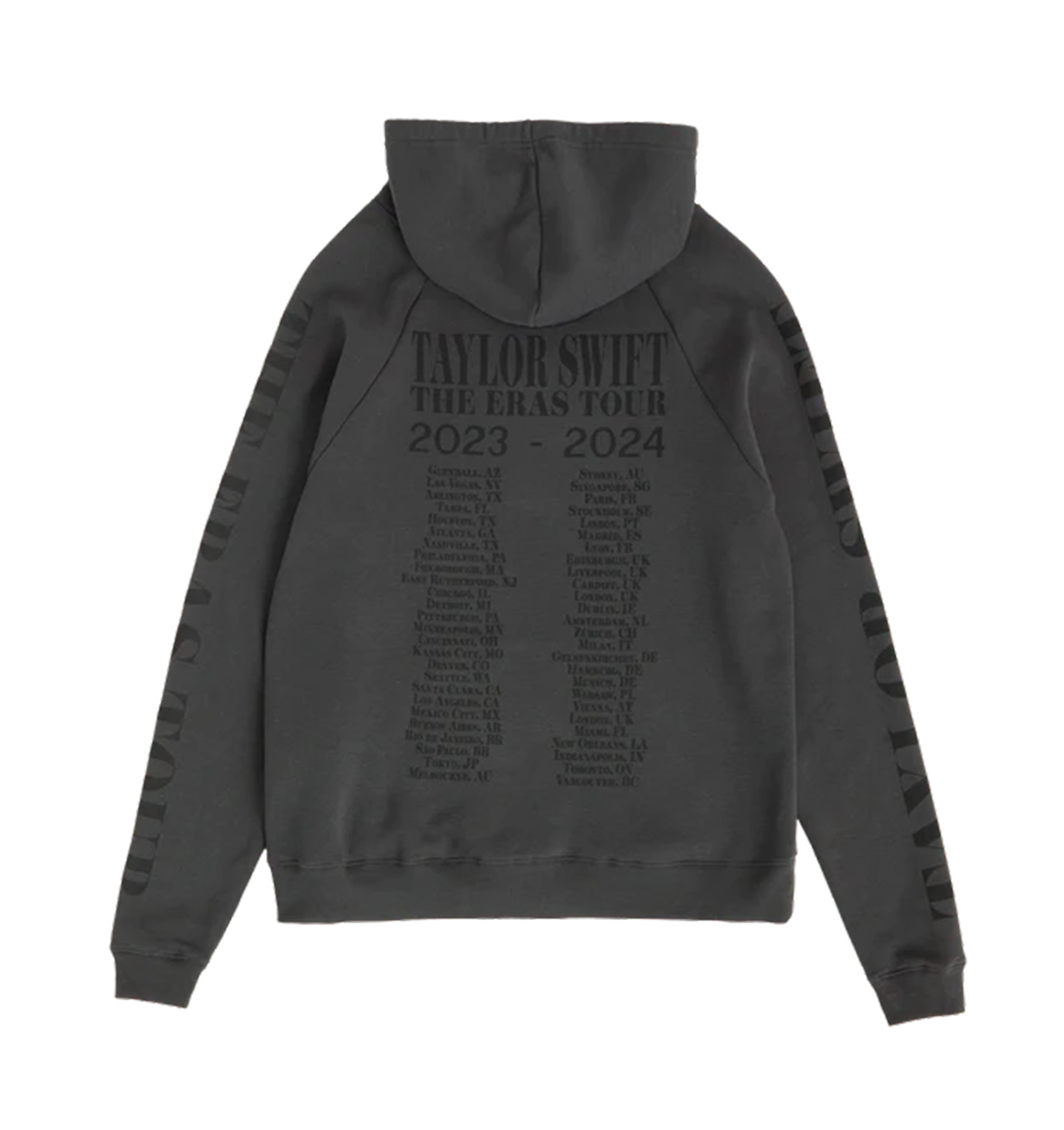 Taylor Swift TOUR PULLOVER BLACK HOODIE Taylor Swift TOUR PULLOVER BLACK HOODIE