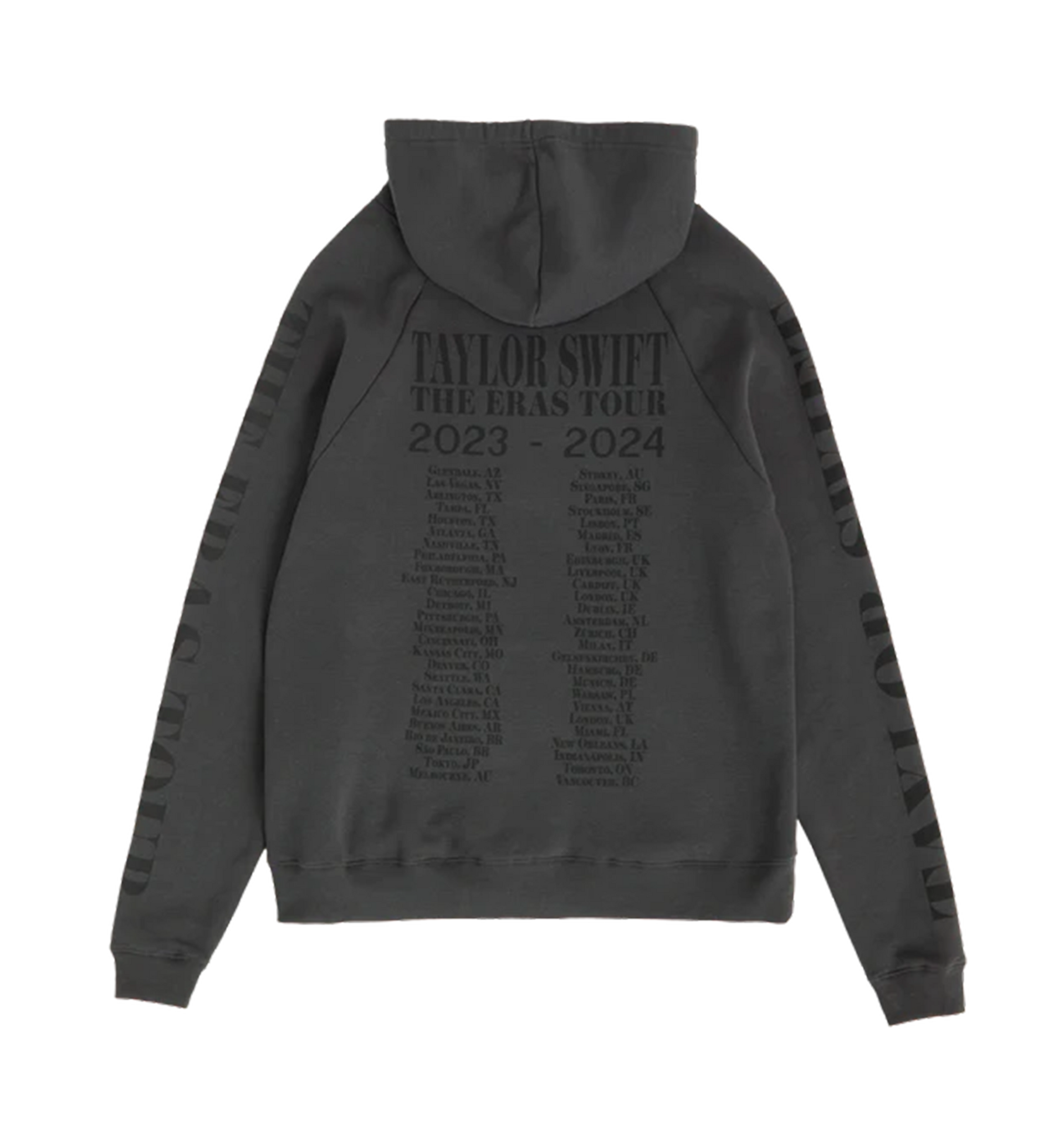 Taylor Swift | The Eras Tour Through Vancouver I Black Hoodie