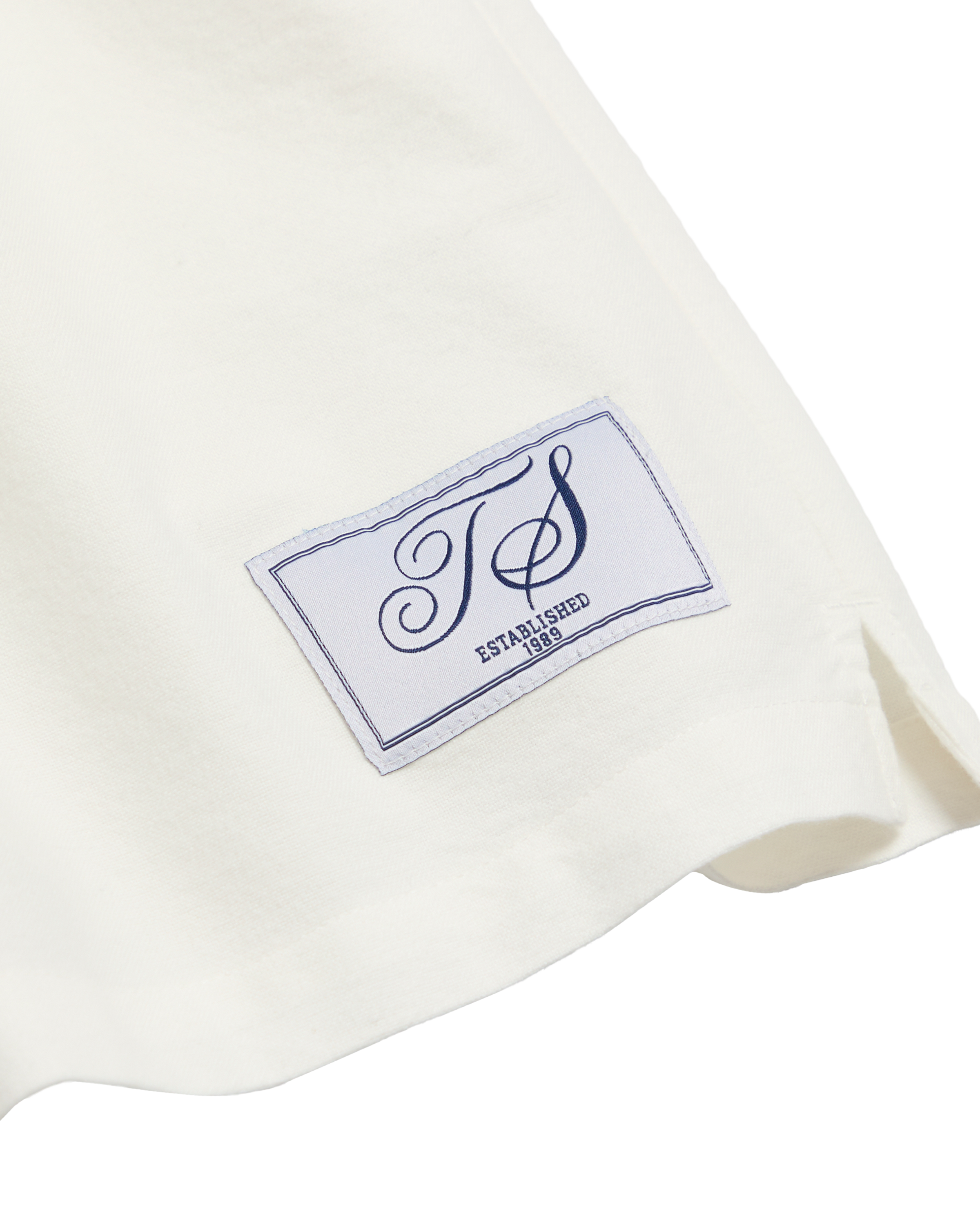 Taylor Swift - TS Crest White Oxford Shorts