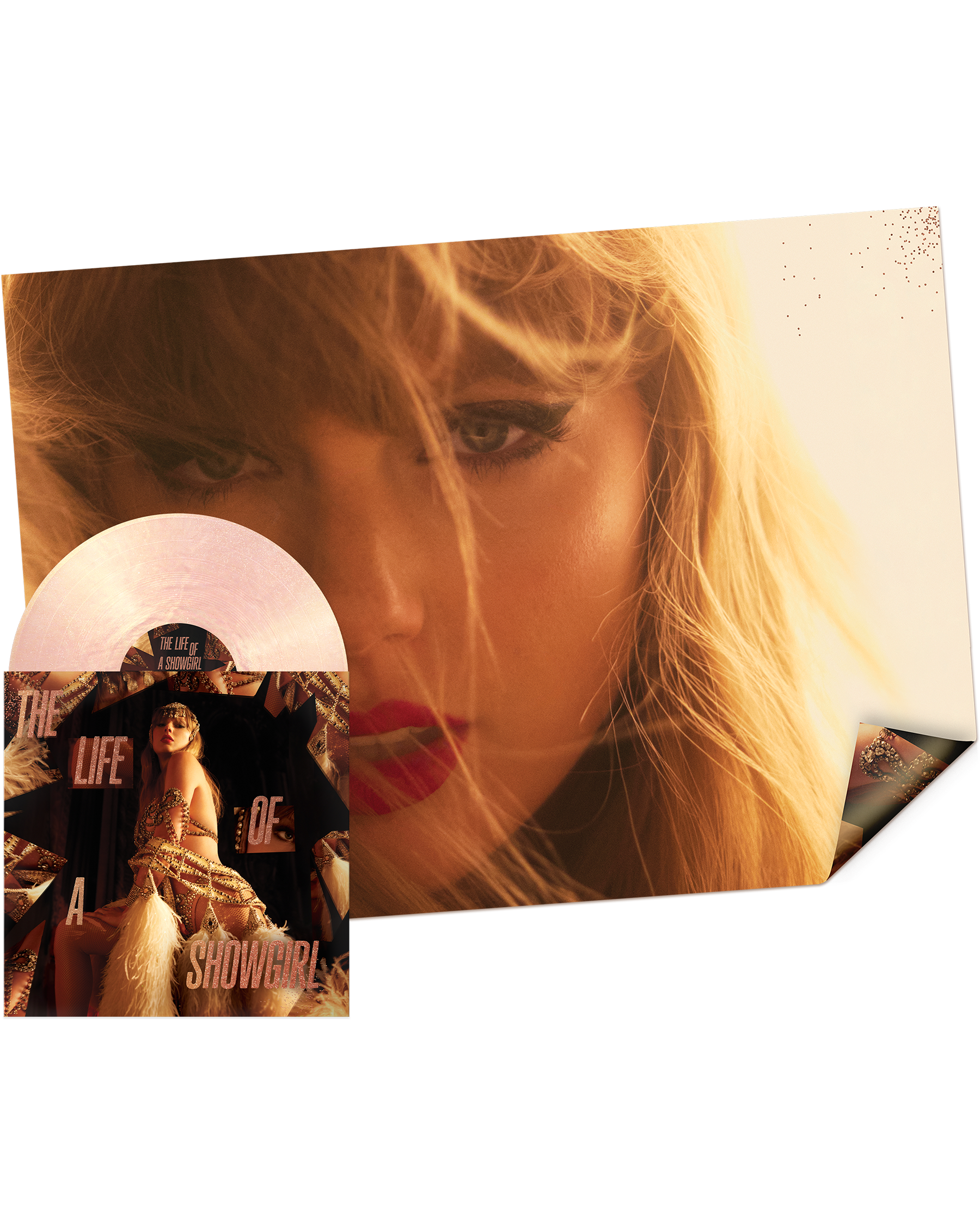 Taylor Swift - The Life of a Showgirl: The Crowd is Your King Edition (Summertime Spritz Pink Shimmer Vinyl)