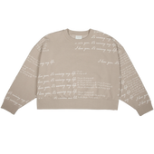 Taylor Swift - I Love You It's Ruining My Life Boxy Cropped Crewneck