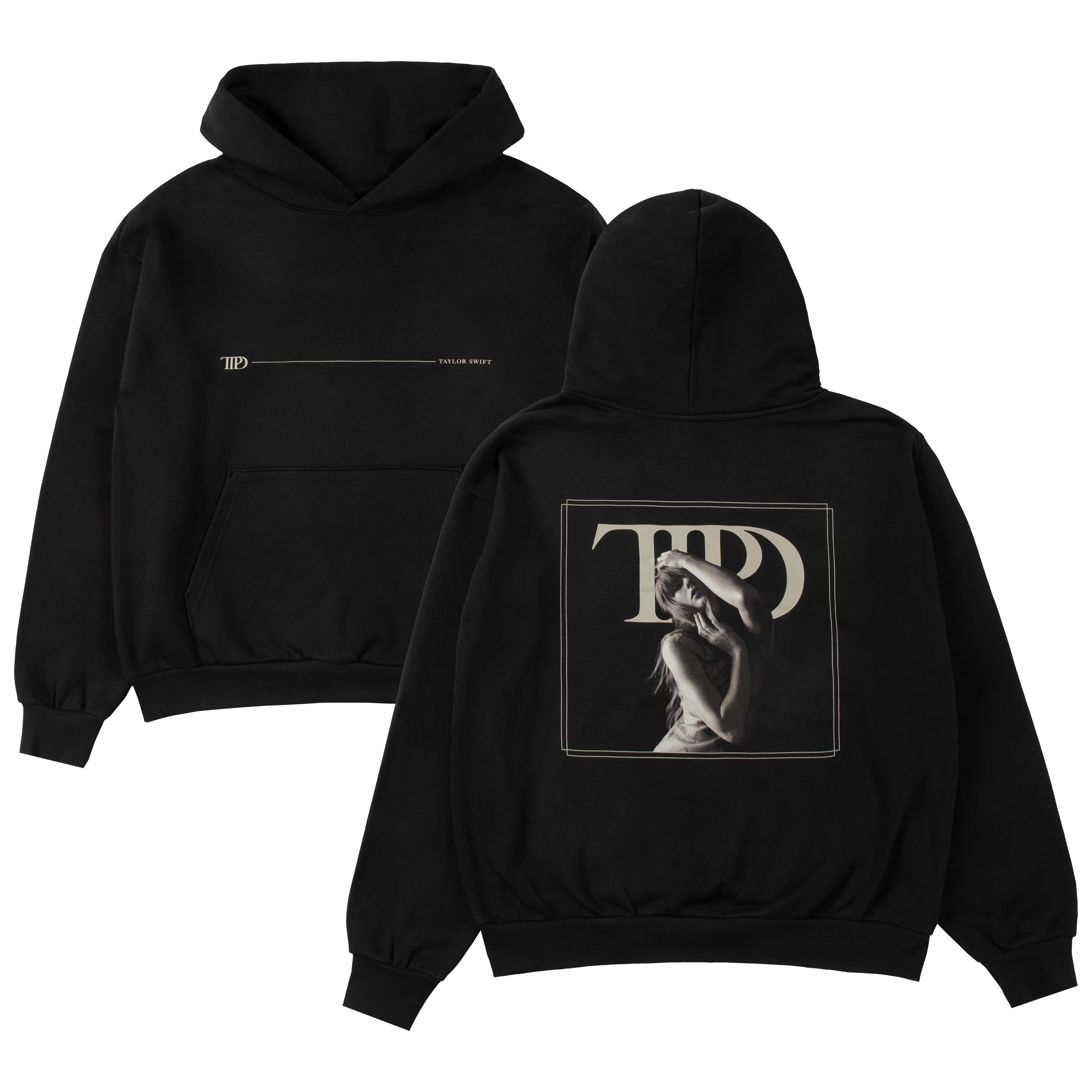 Taylor Swift - The Tortured Poets Department Black Hoodie
