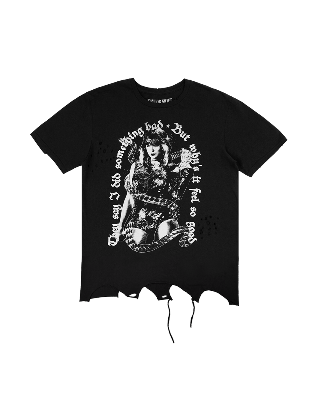 Taylor Swift - They Say I Did Something Bad, But Why's It Feel So Good Destructed T-Shirt