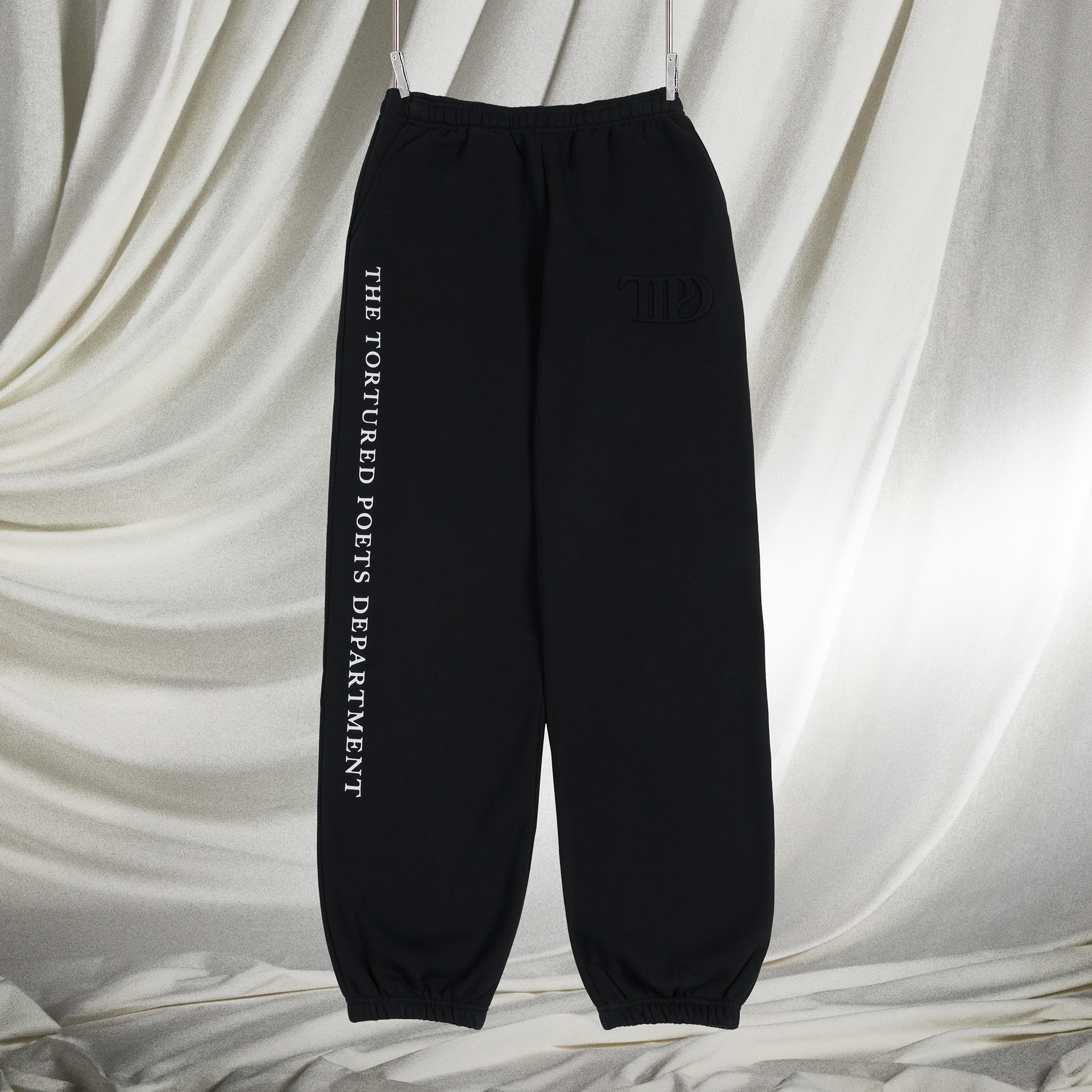 Taylor Swift - TTPD Spotify Fans First Black Embossed Sweatpants