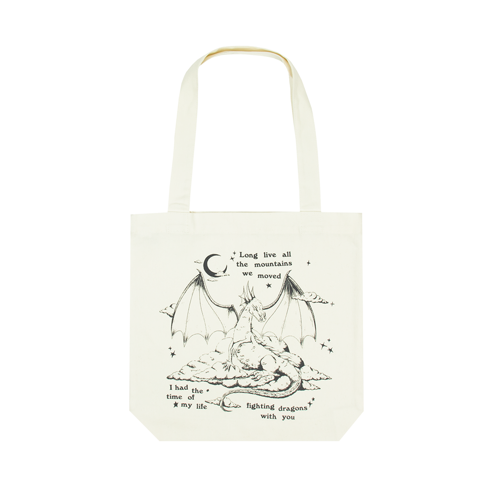 Taylor Swift - How The Kingdoms Lights Shined Cream Tote Bag