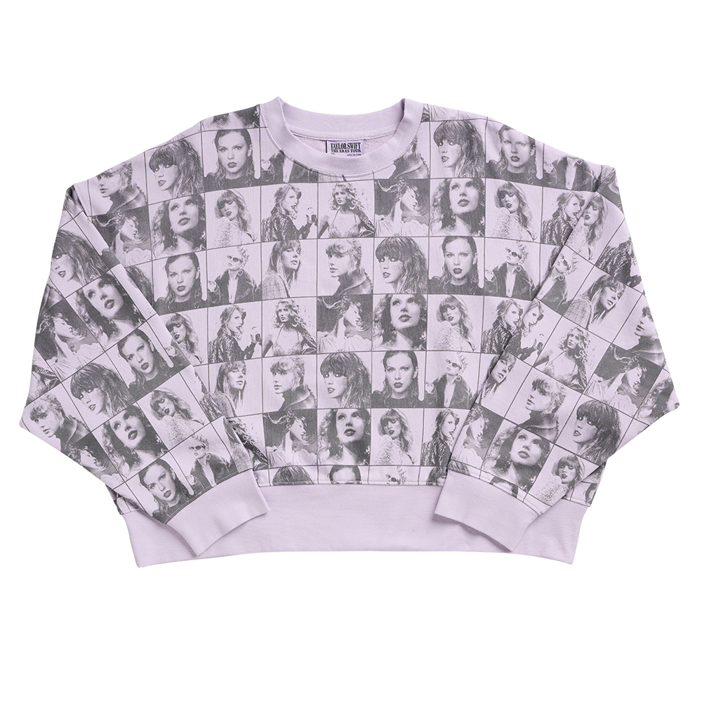 Taylor Swift - Taylor Swift The Eras Tour Cropped Lavender Pullover