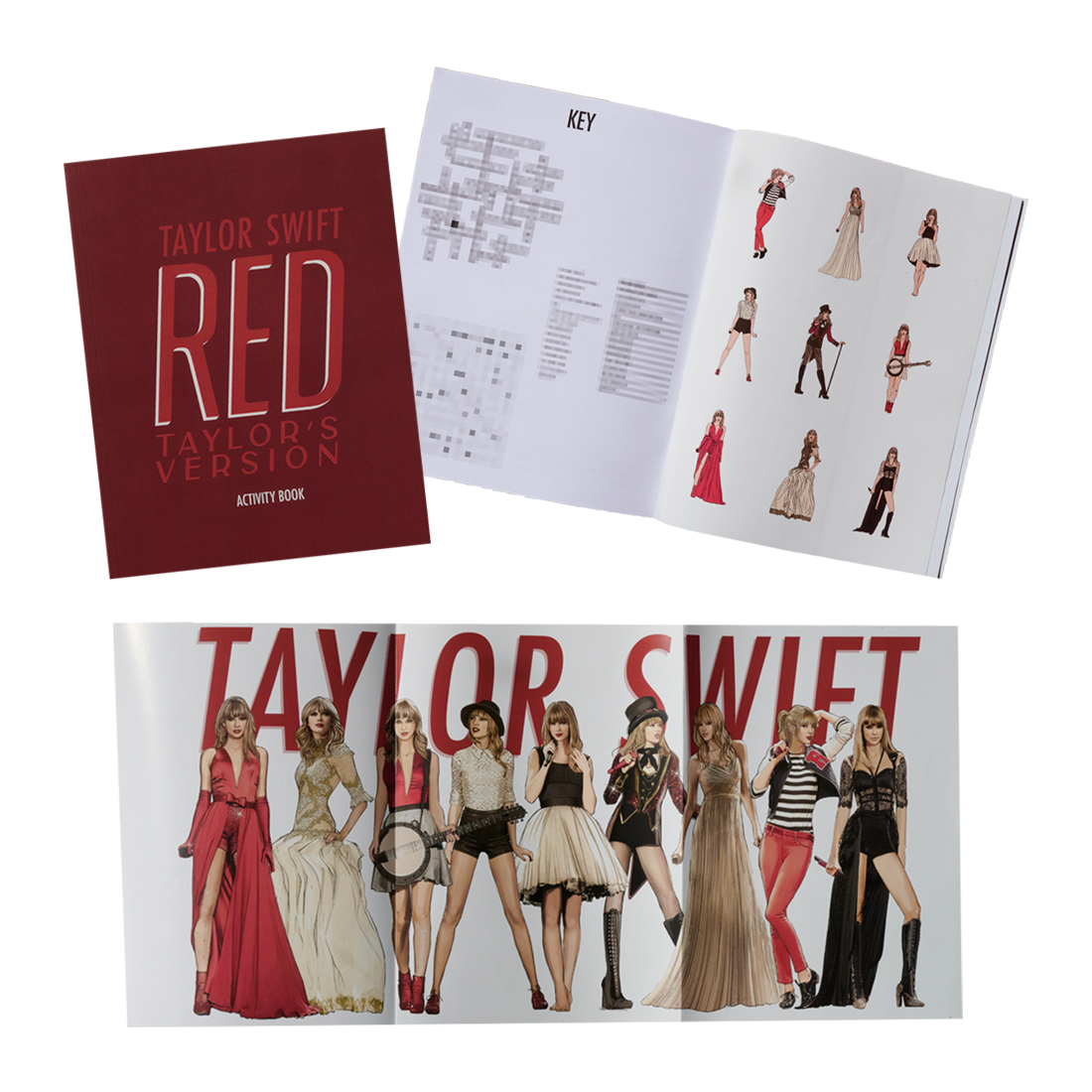 Taylor Swift - Red (Taylor's Version) Eras Activity Book