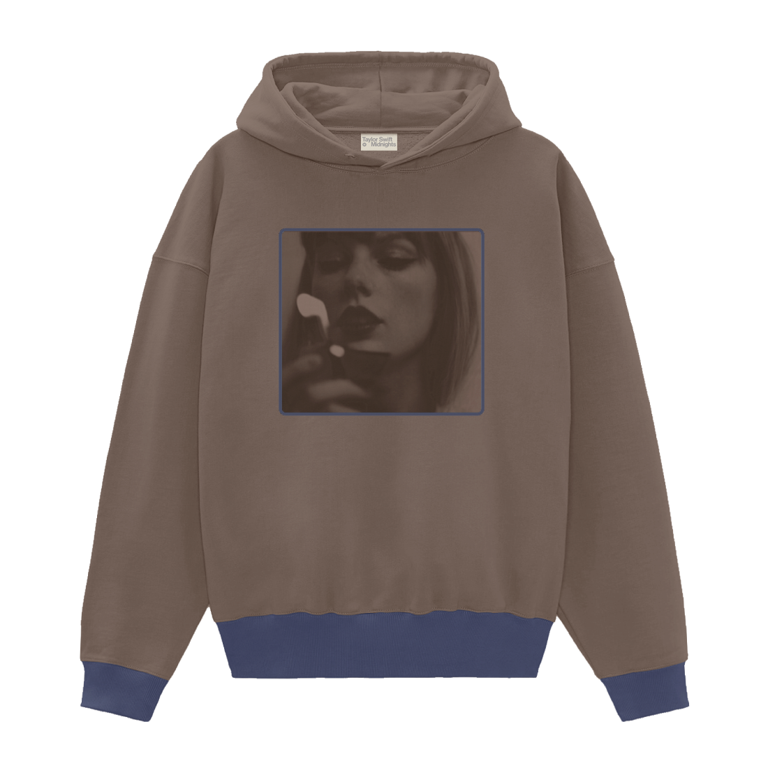 Taylor Swift Midnights Album Cover Brown Hoodie