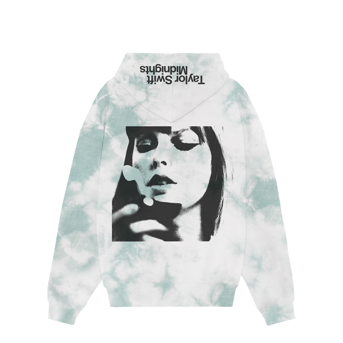 Taylor Swift Midnights Green Tie Dye Hoodie