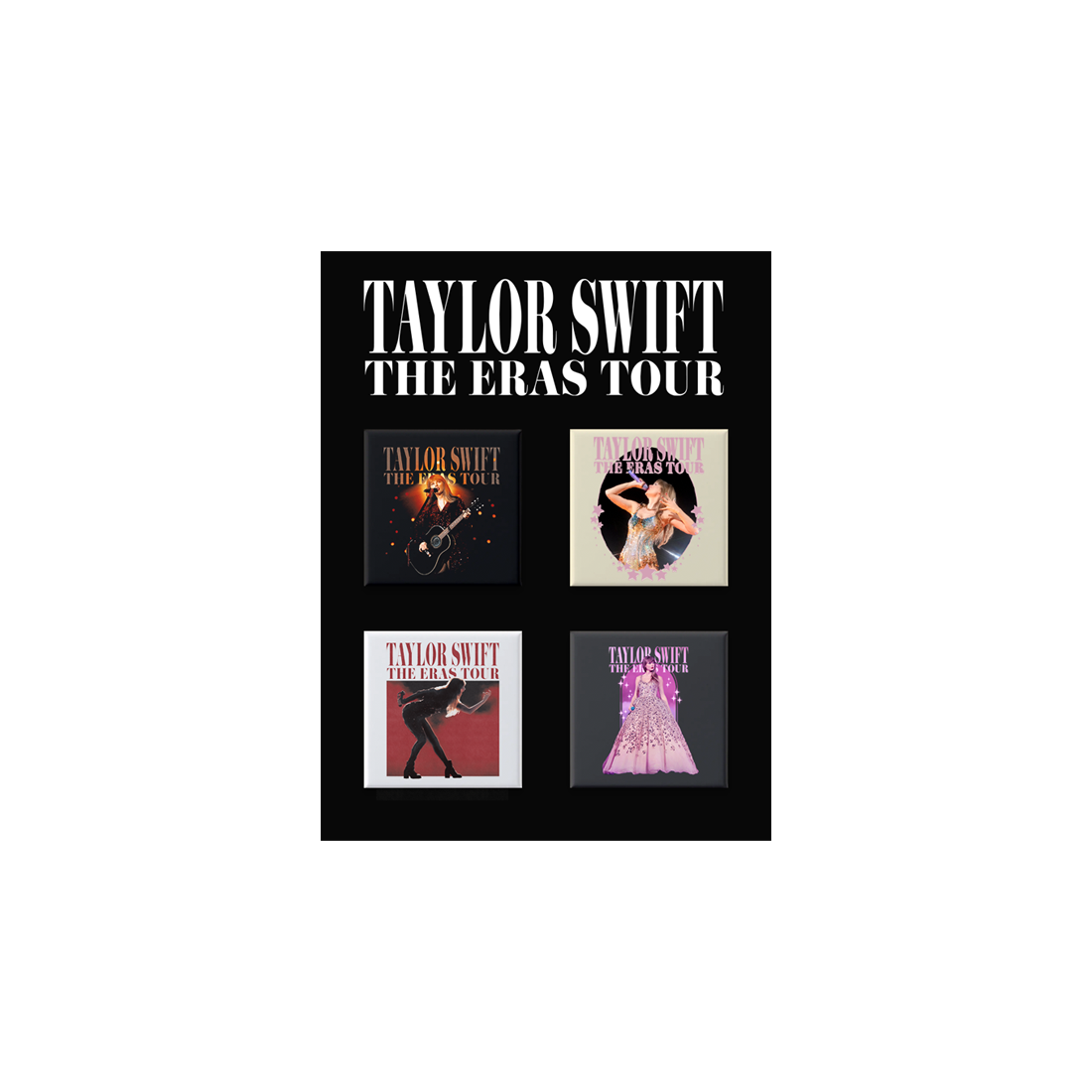 Taylor Swift - Set of 4 The Eras Tour Photo Pins